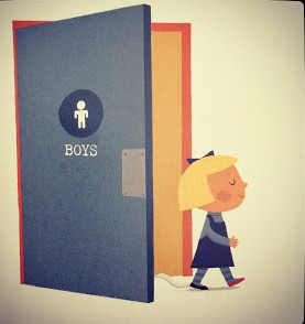 Paige says she can see just fine. 