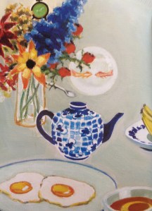 Bernadette shows Paul the world.