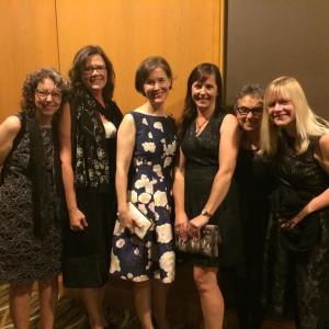 My book club and I are gaga for Ann. (Center. In the DRESS.)